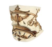 Ruedas De Engranaje De Relojería Steampunk Vintage Hombre Mujer Bandana Resistente Al Viento Braga De Cuello Protección UV Calentador De Cuello para Moto Ciclismo Invierno Deportes