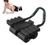 Ruedas de entrenamiento, ABS Roller Wheel, equipo de fitness AB - Entrenador con soporte para codos | Equipo de ejercicios abdominales para entrenamiento básico para el hogar, viajes, residencia