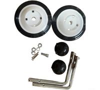 Ruedas de entrenamiento para bicicletas, 12, 14, 16 pulgadas, estabilizadores de acero inoxidable, soporte de equilibrio fácil de instalar, ruedas laterales auxiliares negras para niños que aprenden a