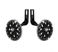 Ruedas de equilibrio de bicicleta de 14 16 20 pulgadas para niños con ruedas flash de poliuretano y luminiscencia magnética, ruedas auxiliares gruesas para ciclismo constante y silencioso (16 pulgadas