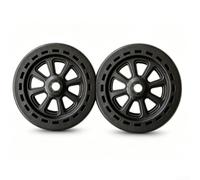 Ruedas de horno que no dejan marcas de 6 pulgadas silenciosas PP rueda de absorción de golpes para carros al aire libre y rueda de carrito de carro de camping - 152 mm tamaño 33 mm de grosor (2)