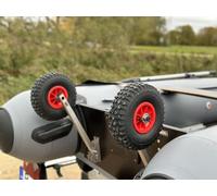 Ruedas de lanzamiento para lancha de barco, ruedas plegables para motor fueraborda para bote inflable de acero inoxidable (forma de luz I 200)