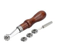 Ruedas de Marcado de Cuero Wnvivi, Herramienta de Perforación de Cuero DIY, Juego de Espaciadores de Artesanía en Cuero, Ruedas de Marcado de Línea de Puntada para Artesanías de Cuero,