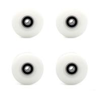 Ruedas de patinaje de doble fila 55x32mm 80A PU Negro (blanco) | Equilibrio de dureza 80A, estabilidad de doble fila, patinaje callejero suave, para material de poliuretano duradero