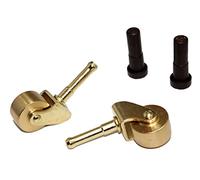 Ruedas de piano de latón para piano verticular de la consola de la espinilla, para patas delanteras, 1 par
