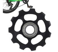 Ruedas de polea de desviador trasero | Cojinete sellado de polea de rueda de guía de bicicleta | Desviador trasero de bicicleta de montaña ligero y resistente a los ur