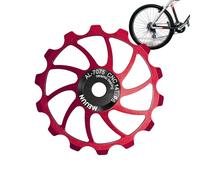 Ruedas de polea Jockeys - Polea de rodillos de guía de bicicleta | Rueda ligera del desviador, rueda de la polea del desviador de cerámica 14T/15T/16T resistente al desgaste para bicicletas
