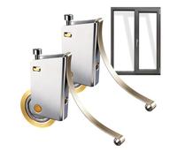 Ruedas de Puerta Corredera | 2 Piezas Herraje Deslizante Cancela | Conjunto de Rodillos de Correderas | Para Baño Porche Dormitorio Armario Garaje Patio Reparación Hogar Interior Exterior