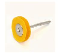 Ruedas De Pulido Rueda de paño de pulido amarillo de 30 piezas de 3,0 mm | Resistente al desgaste Sin pelusa, for joyería, reloj, metal, accesorio for herramienta rotativa