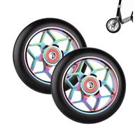 Ruedas de Repuesto 110 mm para Patinete Stunt YANGUN, 2 Ruedas 88 A con Rodamientos ABEC-9, Núcleo de Radios de Aluminio, Compatibles con la Mayoría de Scooters
