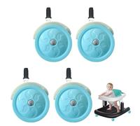 Ruedas De Repuesto De Cochecito Giratorio Flexible Estable Agarre | Ruedas Giratorias Silenciosas Para Silla De Paseo Apto para Triciclo Andador Carrito de Niño Salón Dormitorio