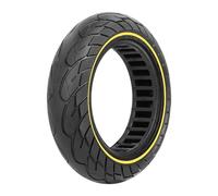 Ruedas de Repuesto,Neumáticos Scooter Eléctrico Neumáticos sin cámara de 10 x 2,5 pulgadas, 60/70-6. Neumático sólido for patinete eléctrico G30, con diseño panal hueco y a prueba explosiones(Yellow)
