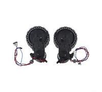 Ruedas de repuesto para aspiradora robot para Deebot para T20 para X1 X2 Turbo, neumáticos de rueda lateral izquierdo derecho, para rodillos de piso de plástico, repuestos para máquinas de limpieza