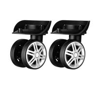 Ruedas de Repuesto para Equipaje, Juego de 2 Piezas giratorias, Ruedas de de Viaje con de 360 Grados, Ciclo General con construcción, Accesorio de, baúl de para Vacaciones de