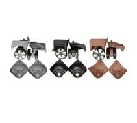 Ruedas de repuesto para equipaje, rueda giratoria giratoria de ABS para reparación de maletas, aptas para maletas y bolsas de viaje