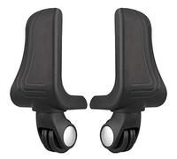 Ruedas de repuesto para maletas, ruedas giratorias, piezas de reparación de bolsas de viaje, juego de ruedas duraderas para cajas personalizadas (un par, rueda larga)