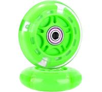 Ruedas de repuesto para scooter, 1 unidad LED Flash rueda 80 mm, Mini Maxi Micro Scooter Skate, luces intermitentes, traseras, ABEC-7, 80 mm, para niños y jóvenes, patinaje en interiores y exteriores