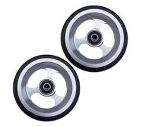 Ruedas de repuesto para sillas de ruedas, accesorios deportivos de repuesto para rueda delantera, 4/5 pulgadas, ruedas universales, rodamientos de rodillos, diámetro interior de 8 mm, neumáticos