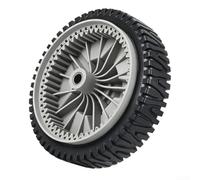 Ruedas de rodillo de cubierta de cortacésped de 8 pulgadas compatibles con Craftsman Serie 5, piezas de repuesto de plástico robusto para un rodamiento suave en varios terrenos, (1 unidad)