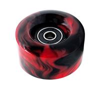 Ruedas de Rodillos: Accesorios de Doble, reemplazo de Patinaje cuádruple de 58 mm x 32 mm con rodamientos, diseño Duradero de Color Mixto | Ruedas de actualización de Patinaje Interior