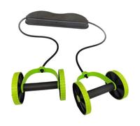Ruedas De Rodillos De Ejercicio - Rodillo AB con Rodilleras Gruesas Bandas De Resistencia Rueda Doble | Ruedas De Cuerda para Gimnasio En Casa, Hombres Y Mujeres