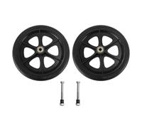 Ruedas de silla de ruedas de 8 pulgadas 2 paquete | Reemplazo de sillas de ruedas eléctricas | Resistente y agarre - neumáticos PU mejorados | Compatible con la mayoría de los