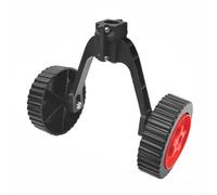 Ruedas de soporte desmontables ajustables para recortadora de césped, accesorio ergonómico de rueda auxiliar para desbrozadoras, kit de rueda guía de plástico para reducir la tensión de la espalda