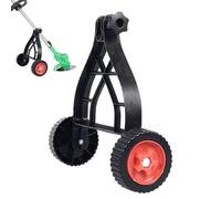 Ruedas de soporte para cortacésped | Casquillo para rueda de cortacésped | Rueda auxiliar ajustable, accesorio para desbrozadora, rueda para desbrozadora portátil y duradera para el mantenimiento del