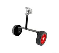 Ruedas de soporte para cortacésped, rueda auxiliar de 26/28 mm para cortacésped eléctrico de gasolina, accesorios de fijación portátiles (26 mm)