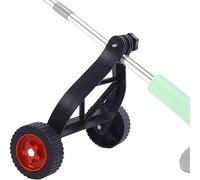 Ruedas de soporte para recortadora de cuerdas, ruedas de soporte ajustables, accesorio de máquina de corte, para desbrozadoras eléctricas, recortadoras de cuerdas