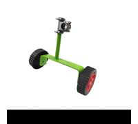 Ruedas de Soporte para (Rueda auxiliar 26 cm verde, 6, 3600, 2 Ah) | Diseño ajustable para ejes de desbrozadora, estructura estable para reducir el esfuerzo en el mantenimiento del jardín