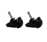 Ruedas Delanteras Compatibles Con Xiaomi 1S Y 1C, Y Con Roborock S5, S50, S6, S60, S5Max Y S6Maxv Pure Robotic Vacuum Cleaner.(2pcs black)