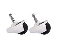 Ruedas Delanteras Compatibles Con Xiaomi 1S Y 1C, Y Con Roborock S5, S50, S6, S60, S5Max Y S6Maxv Pure Robotic Vacuum Cleaner.(2pcs white)