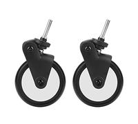 Ruedas delanteras para cochecito de beb¨¦, juego de ruedas de goma para carrito infantil Yoya/Vovo (un par de ruedas traseras.)