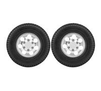 Ruedas Delanteras RC, Cubos de aleación de Aluminio Neumático de Rueda de Coche RC, Resistencia Duradera al Desgaste para 1/14 Coche RC Modelo de Coche RC