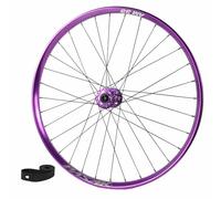 Ruedas Delanteras Y Traseras De Bici De Montaña XC/DH 26" 27.5" 29" Juego De Ruedas Boost De Eje Pasante 15x110/12x148mm, Llanta De Doble Capa, 7-12 Velocidades, Freno De Disco(Purple-15 * 110,26")