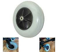 Ruedas delanteras y traseras de goma sólida de 8 x 2 pulgadas (200 x 50) para muchas sillas de ruedas estándar/reemplazo de sillas de ruedas eléctricas
