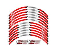 Ruedas Delanteras Y Traseras Motocicleta Borde Exterior Pegatina para Llanta Calcomanías Rueda Rayas Reflectantes para B&MW C650 Sport (Color : Black)