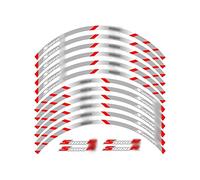 Ruedas Delanteras Y Traseras para Motocicleta Pegatina para Borde Exterior Calcomanías Rueda Rayas Reflectantes para B&MW S1000R S1000 R (Color : 1 UK)