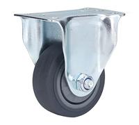 Ruedas Direccionales Rodamiento TPR Acero Inoxidable 75mm - Larga Duración y Frenado Seguro para Carros y Talleres