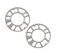 Ruedas Espaciadores 1 2 4 Piezas para 4x100 4x108 4x114.3 5x100 5x108 5x114.3 5x120 3 5 8 10 Mm Junta Adaptadora Cuña Espaciadora Rueda Coche Universal Adaptador Espaciador Rueda(2PCS 8mm)