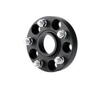Ruedas Espaciadores 1 Pieza para Adaptador Espaciador De Rueda De Coche para PoleStar M12x1.5 PCD 5x108 CB 63.4 Adaptador Espaciador Rueda(Black 15mm)