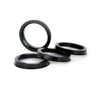 Ruedas Espaciadores 4 Anillos Centrado Universales Cubo De Rueda Coche Anillo De Llanta 73.1-54.1 56.1 56.6 57.1 60.1 63.4 64.1 65.1 66.1 66.6 67.1mm ABS Adaptador Espaciador Rueda(73.1-57.1mm-4PCS)