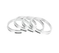 Ruedas Espaciadores 4 Anillos Céntricos Universales Para Rueda Coche 54.1 A 67.1 Mm Diámetro Interior A 72.6 Mm Diámetro Exterior Accesorios Neumáticos Aleación Aluminio Adaptador Espaciador Rueda(4pc