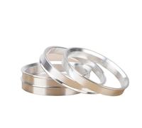 Ruedas Espaciadores 4 Anillos De Centrado para Cubo De Rueda De Coche 68-60.1 106.1-93.1 108-93 57.1-56.1 72.6-70.1 72.6-70.3 72.6-70.5 73.1-72.6 Adaptador Espaciador Rueda(68-60.1mm)