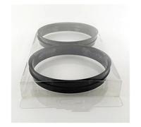 Ruedas Espaciadores 4 Piezas Anillos Céntricos Universales Para Cubo Rueda Coche Accesorios Para Llantas Anillo Para Neumático De 70.1 A 66.6 Mm Plástico ABS Negro Adaptador Espaciador Rueda(Blister p