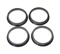 Ruedas Espaciadores 8 O 4 Piezas De Collarines Centrales Universales para Rueda Coche De 66.6-57.1mm Accesorios para Anillos De Centrado Cubo De Neumático Adaptador Espaciador Rueda(4pcs)