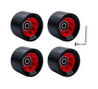 Ruedas for patines de interior, 8 Uds., con rodamientos, ruedas patín cuádruple resistentes al desgaste PU 1 llave para Patines