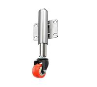 Ruedas giratorias de alta resistencia, Ruedas Rueda Giratoria De 1,5 Pulgadas/40 Mm, Amortiguador De Resorte Libre Plano Resistente Retráctil De 30 Mm, Capacidad De Carga 110 Libras, 1 Pieza,