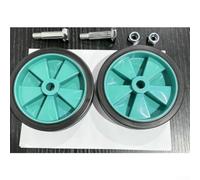 Ruedas giratorias de PVC de 5 pulgadas, resistentes con tornillos de montaje para compresor de aire, rodamiento suave para taller (B)